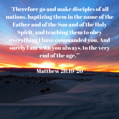 Matthew 28 – Williamstown Christian Church